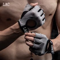 LAC light gloves Mens and womens fitness sports gloves Protective gear equipment dumbbell horizontal bar half finger palm protection non-slip gloves