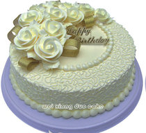 Sugar-free Birthday Cake Express Xylitol Cake Distribution Fresh Bilayer Fruit Sandwich Cake Low Sugar Food