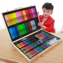Childrens brush set gift box color pen Kindergarten crayon color lead combination Doodle school supplies painting set