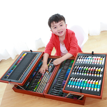 Crayon art drawing pen set Primary school student watercolor pen girl stationery creative birthday gift Drawing toolbox
