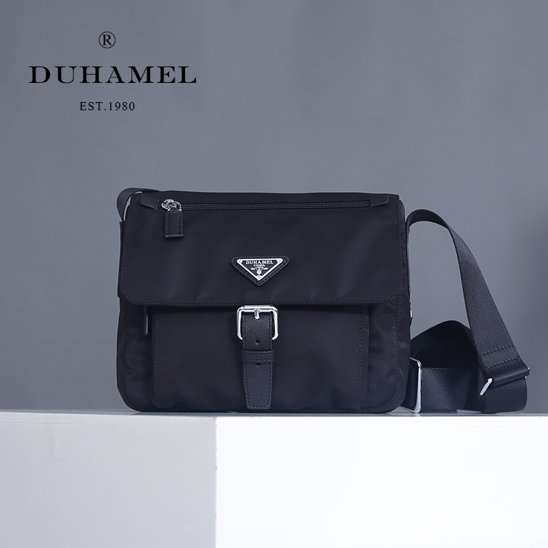 New nylon cloth men's bag shoulder bag large capacity tide waterproof Oxford cloth men's messenger bag canvas casual backpack