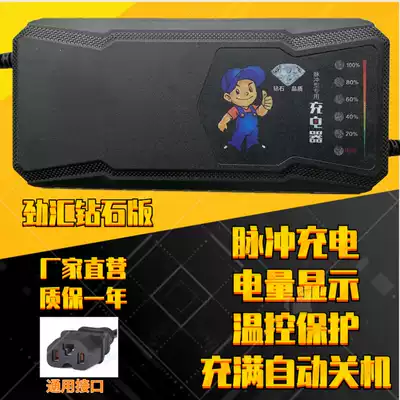 Electric vehicle battery power exchange charger 48V12AH60V20AH72V32A charger voltage and current monitor