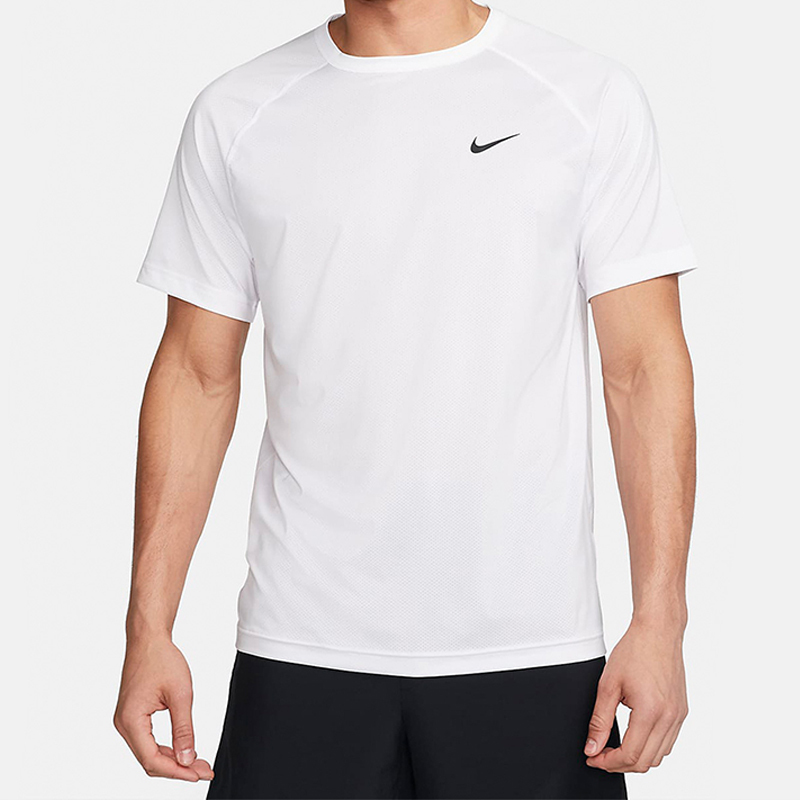 Nike Men's Short Sleeve 2025 Autumn New Breathable Running Fitness Clothing Sports Loose T-Shirt Dv9816