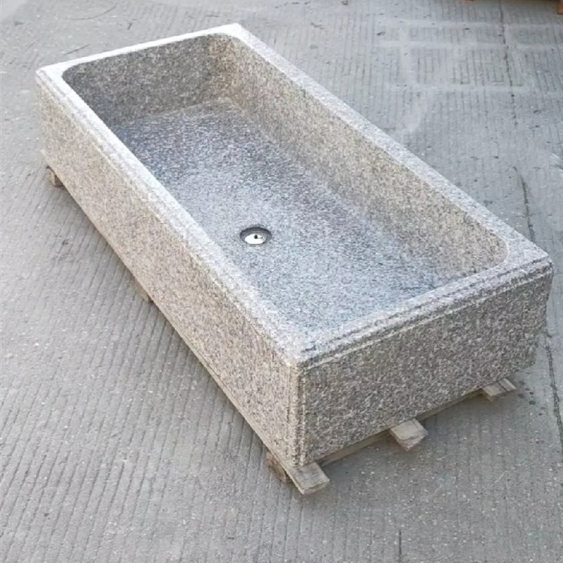 Natural Stone Wash Basin Outdoor Courtyard Marble Basin Integrated Granite Whole Stone Laundry Sink Mop Pool