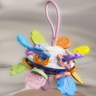 曼哈顿手抓球婴儿玩具0-1岁益智早教宝宝3到6个月抓握训练4磨牙胶