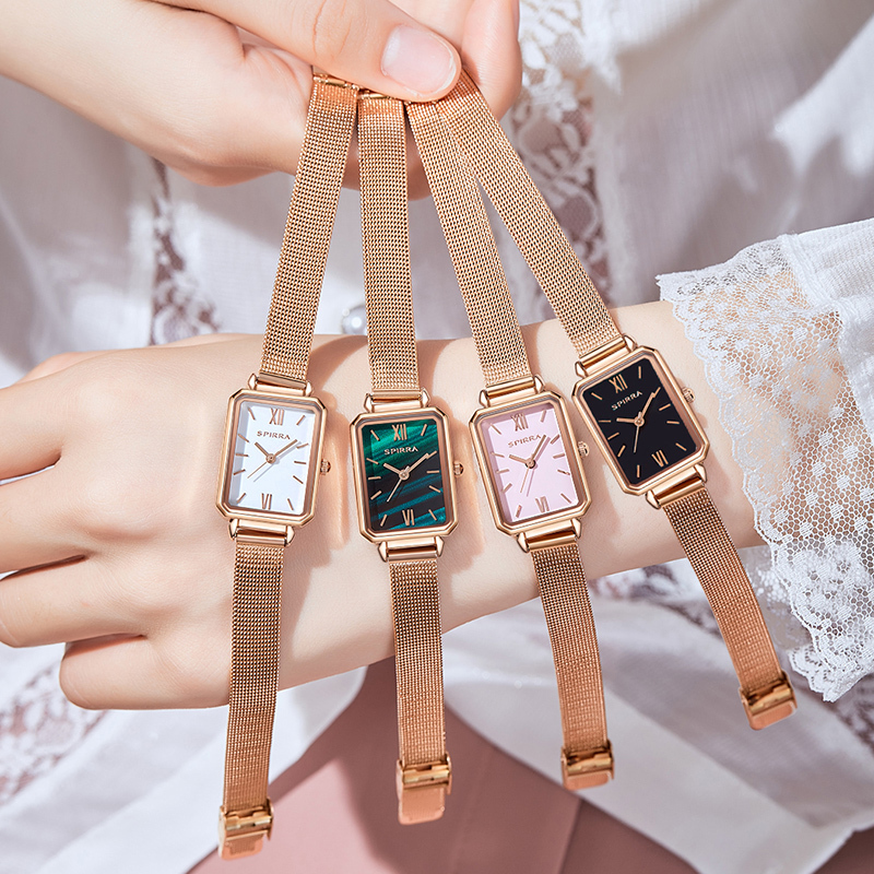 Chinese Valentine's Day Gift for Girlfriend, Green Watch, Genuine Watch, Women's Waterproof, Light Luxury, Retro Style Chinese Valentine's Day Gift for Girlfriend, Green Watch, Genuine Watch, Women's Waterproof, Light Luxury, Retro Style