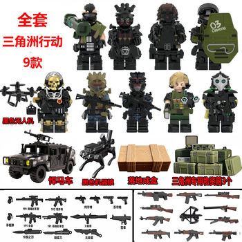 Full Set of Delta Force Action Figures, Iron Judge, Sea Dragon, Children's Educational Assembly Military Model