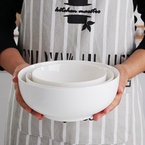 Nordic ceramic salad bowl simple soup basin single 678 inch large microwave oven special rice bowl