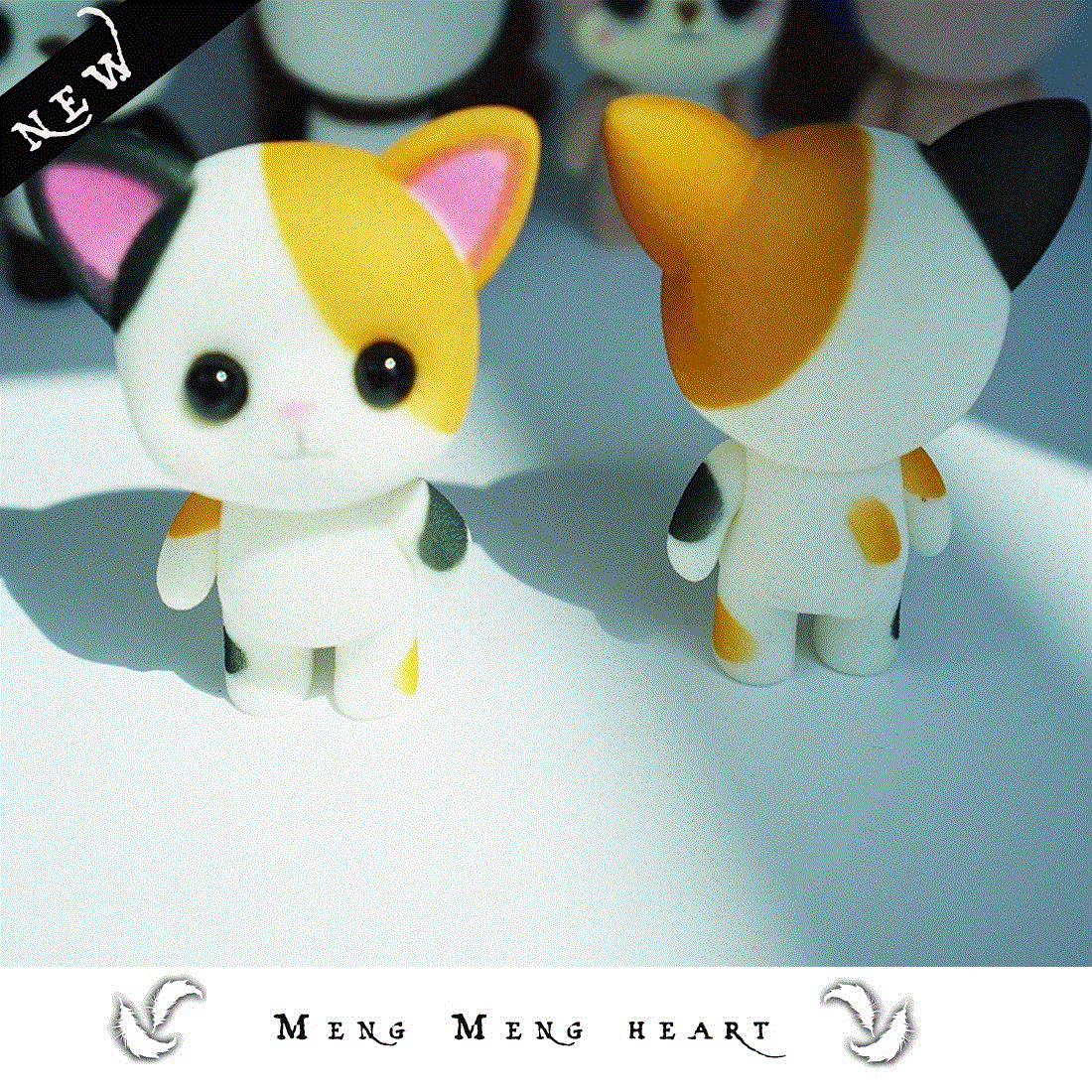 White Cat Doll Doll Girl Gift Girlfriend Cat Plush Fabric Toy Dog Toy Girl Powder Doll đồ chơi cho bé 3 tháng