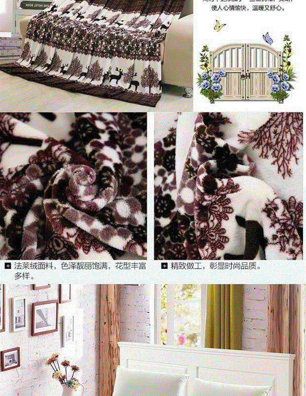 Khăn trải giường Giường đơn mùa hè Làm mát chăn Coral Giải trí Chăn / Chăn / Flannel Flannel Sheets mền nỉ dày