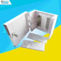 Direct indoor 50 pairs of sub-line empty box Kelong strip 10 telephone module wiring strip card wiring layer box wall hanging