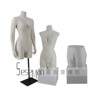 Clothing model props Female half-body underwear model props dummy table Clothing store model frame Human body fake mold