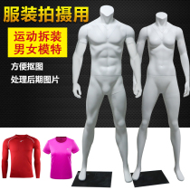 Muscle sports model props male 3D hollow display Full body display E-commerce shooting photo dummy three-dimensional tailoring