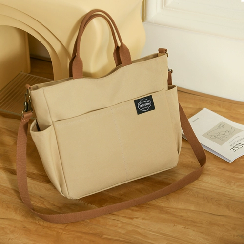 Вместительная и большая водонепроницаемая сумка через плечо, шоппер, портативная сумка для телефона для отдыха для матери и ребенка, в корейском стиле, подходит для студента