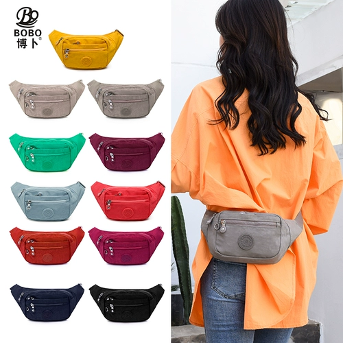 Модная износостойкая поясная сумка, свежая нагрудная сумка, в корейском стиле, ткань оксфорд