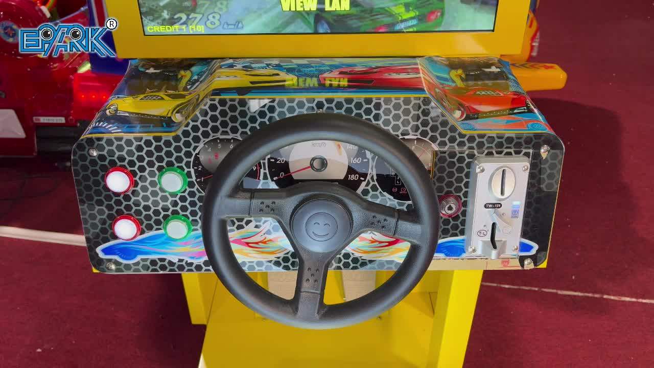 22 Inch Lcd Coin Operated Video Arcade Outrun Electronics Kids Racing