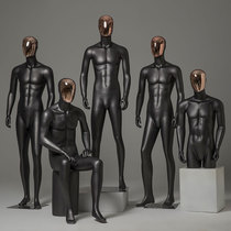 Hua Jun model props men and women full body clothing store model plating face dummy window props black and white Korean mens clothing