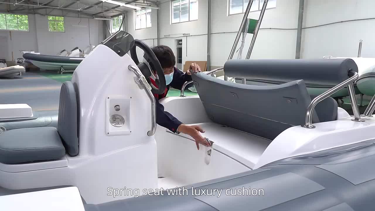 14.1ft 430cm Rib Hypalon Sport Cabin Cruiser Rigid Rib Inflatable Boat