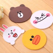 Ceramic Cup Mat Creative Personality Ins Wind New Home Insulation Mat Table Mat Anti-Burn Mat Water Suction Cup Mat