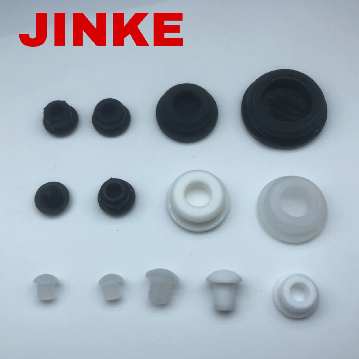 Silicone blocking plug Jinke washer plug shock-absorbing tapered foot pad anti-vibration blocking plug buckle plug high elastic hole plug