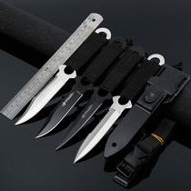 Yangjiang knife American leggings saber paratrooper field survival diving leggings straight knives rope plastic scabbard