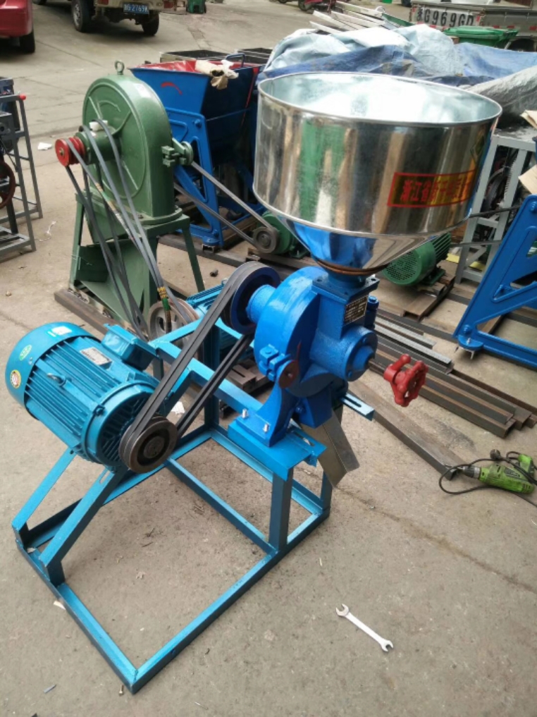 250 type dry and wet dual-purpose mill steel sheet rice milk machine refiner rice milk tofu machine commercial