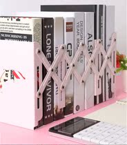 Creative telescopic book stand for high school students with office folding bookshelf Book by hollow desktop storage and folder