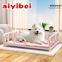 Dog bed full square tube pet bed scratch-resistant and bite-resistant Teddy Corgi Bichon camp bed for large medium and small dogs suitable for all seasons