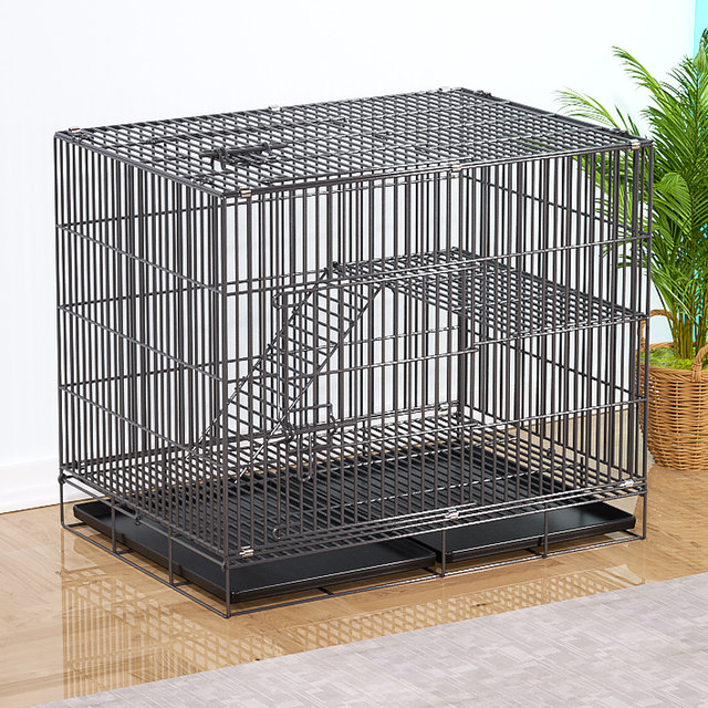 cat cage super large space free house encrypted rabbit cage wire mesh pigeon cage double-decker cat villa ການປັບປຸງພັນຮັງແມວ