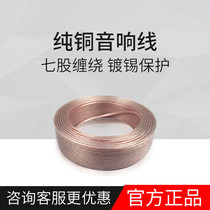 Horn cable audio wire fever engineering line oxygen-free copper power amplifier audio connection speaker cable