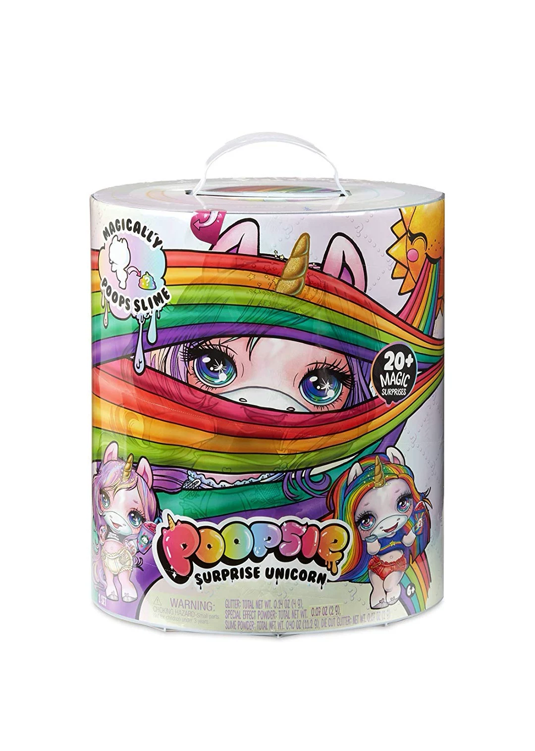 [Американская оригинальная Poopsie Slime кристальная грязь конфетти набор единорог рог]