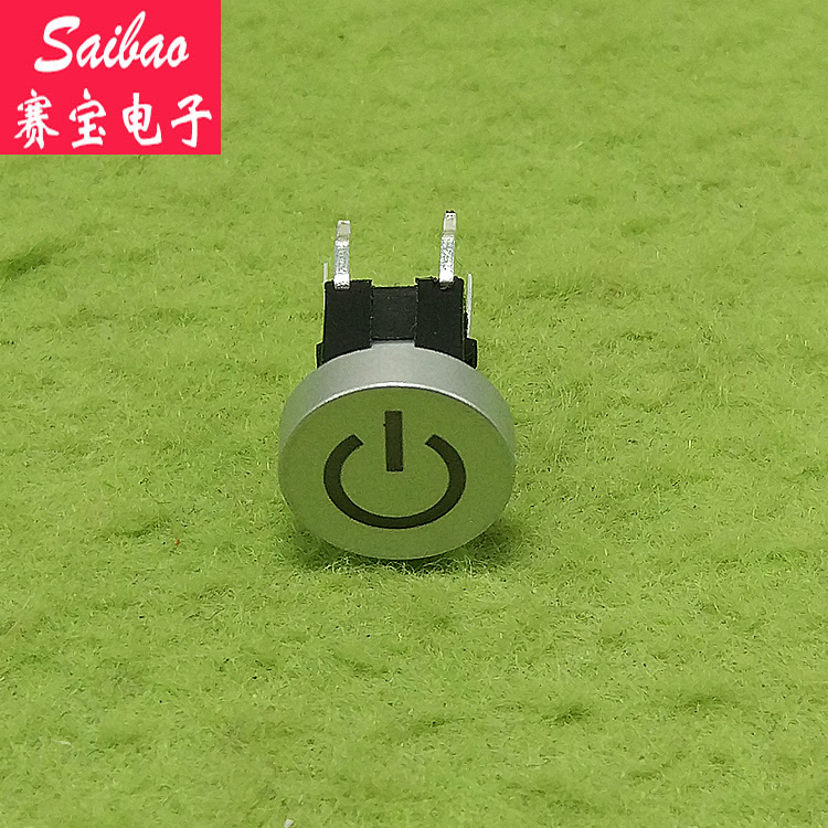 Left and right power backlight light switch with LED light switch with light reset switch with light Saibao