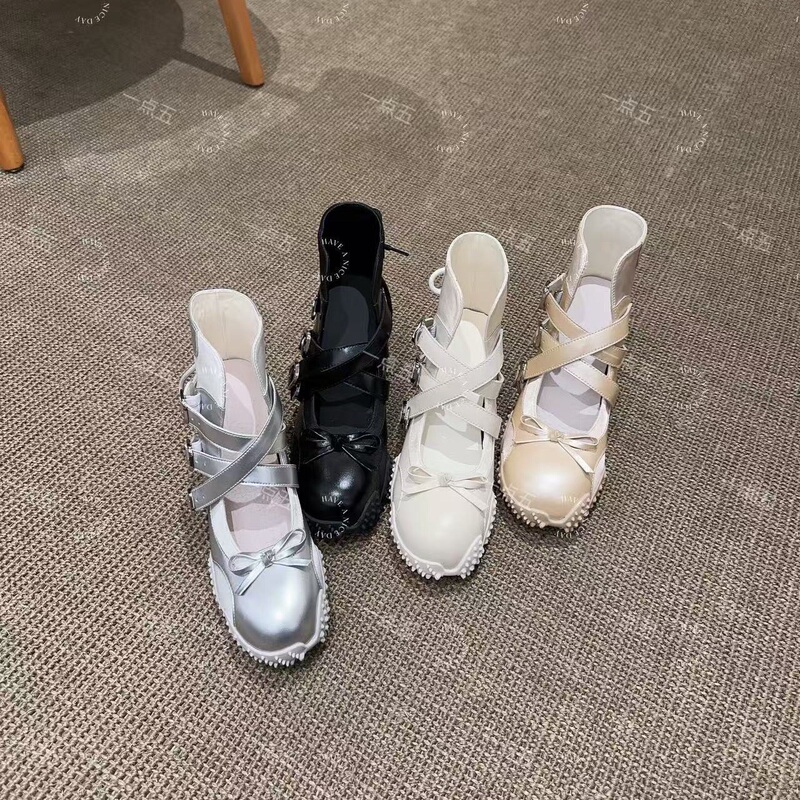 1.5 cm Height Increase 8.5-11cm Sandals 2025 Summer New Ballet High Heels Sweet Classic Color Fashion Women's Shoes