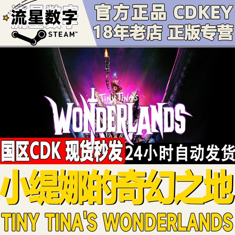 Steam Genuine Chinese Region Key Tiny Tina's Wonderlands Activation Code