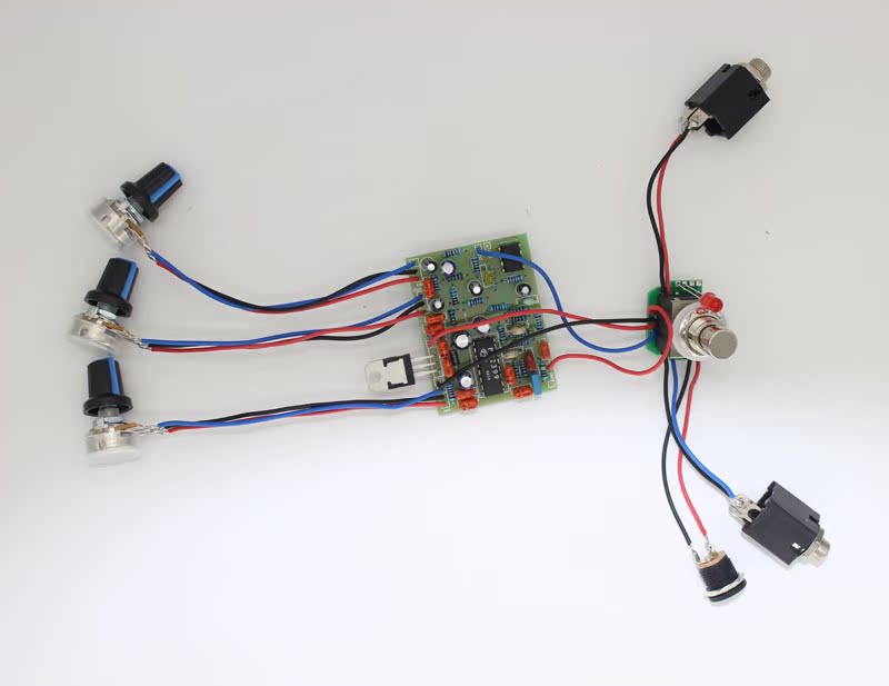 DIY Handmade Electric Guitar Effect Deep Blue Delay Effects Board Finished Board