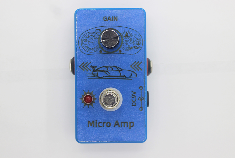 DIY handmade guitar single block effectors Micro Amp reengrave micro power amplifier energized Boost circuit board-Taobao