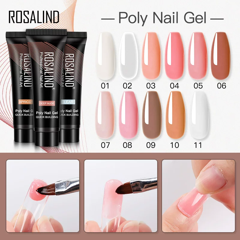 15ml Poly Forge L Nail Extension Crystal Builder Nail Polish