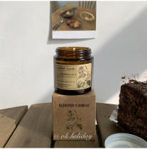 OK holiday * Korean wind ins glass jar soybean scented candle homestay Coffee Shop restaurant decoration decoration