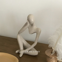 ok honey*ins Wind Home Decorative Characters Mercy small crowdAbstract Sculpture Resin Room Decoration Restaurant