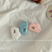 OK holiday * cloud cute art knife student stationery dismantling express ins solid color soft cute mini niche