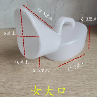 Ladies' urinal and toilet for the elderly in bed