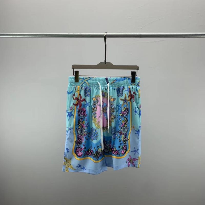 European and American Trendy Loose-Fitting Fashionable Vacation Beach Shorts Swimming Trunks Sports Quick-Drying Palace Print Men's Shorts
