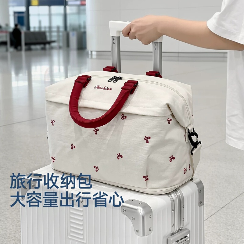 Travel Bag, Suitcase, Additional Bag, Short-Distance Travel, Lightweight Portable Large-Capacity Luggage Bag, Accessory Bag on the Trolley Case