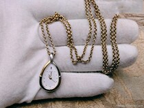 Water droplets Japan bring back the double - ferrous electronic ladys precision necklace hanging watch