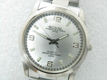 Royal Japanese quartz mens all steel watch