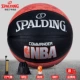 Bóng rổ Spalding chính hãng NBA Sketch Series ngoài trời Số 7 Cao su Sinh viên ngoài trời NBA Blue Ball 83-534Y