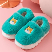 Shiba Inu Sag и хлопковая обувь зеленая