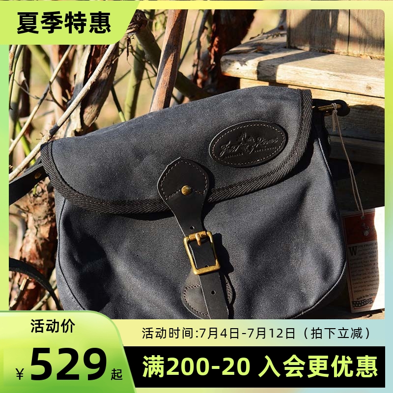 American Frost River shell bag frostriver retro canvas commuter bag oil wax waterproof shoulder bag