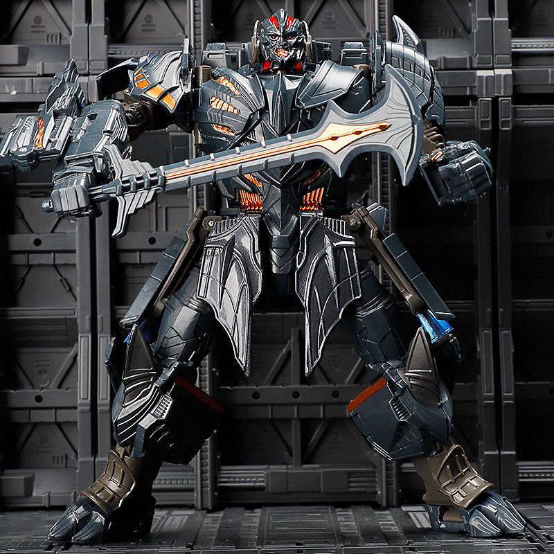 Internet-Famous Children's Transforming Toys Movie Version Enlarged Version Optimus Prime, Bumblebee, Dark Megatron, Devastator Boys' Children's Models