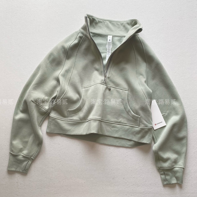 Authentic Lululemo Scuba Oversized Funnel Neck Women's Stand Collar Loose Sweatshirt Authentic Lululemo Scuba Oversized Funnel Neck Women's Stand Collar Loose Sweatshirt